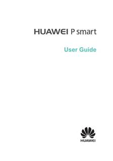 Huawei P Smart manual. Camera Instructions.